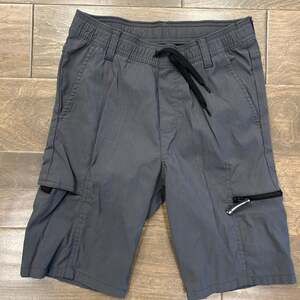 Wrangler Boys' Adventure Tech Cargo Shorts Charcoal Grey, Size L (10/12)